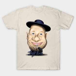 Jeff Ross Stand Up Comedy - Big Head Illustration T-Shirt